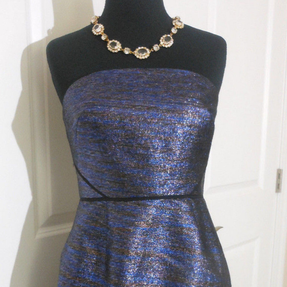 J CREW NIghtwatch Metallic Dress 4 NWT $425 Party - Picture 2 of 7